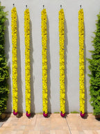 39" Long Lotus Lari, Set of 5 Festive Decor La Vie Bien 39" Long Lotus Lari, Set of 5