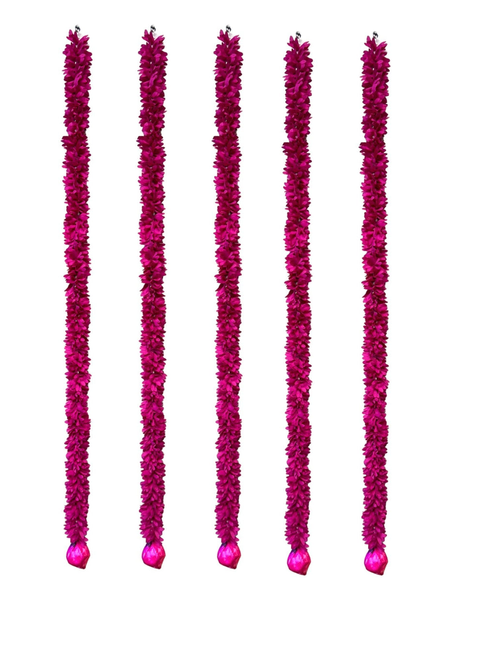 39" Long Lotus Lari, Set of 5 Festive Decor La Vie Bien 39" Long Lotus Lari, Set of 5