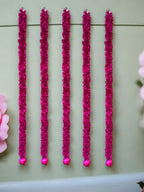 39" Long Lotus Lari, Set of 5 Festive Decor La Vie Bien 39" Long Lotus Lari, Set of 5