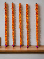 39" Long Lotus Lari, Set of 5 Festive Decor La Vie Bien 39" Long Lotus Lari, Set of 5