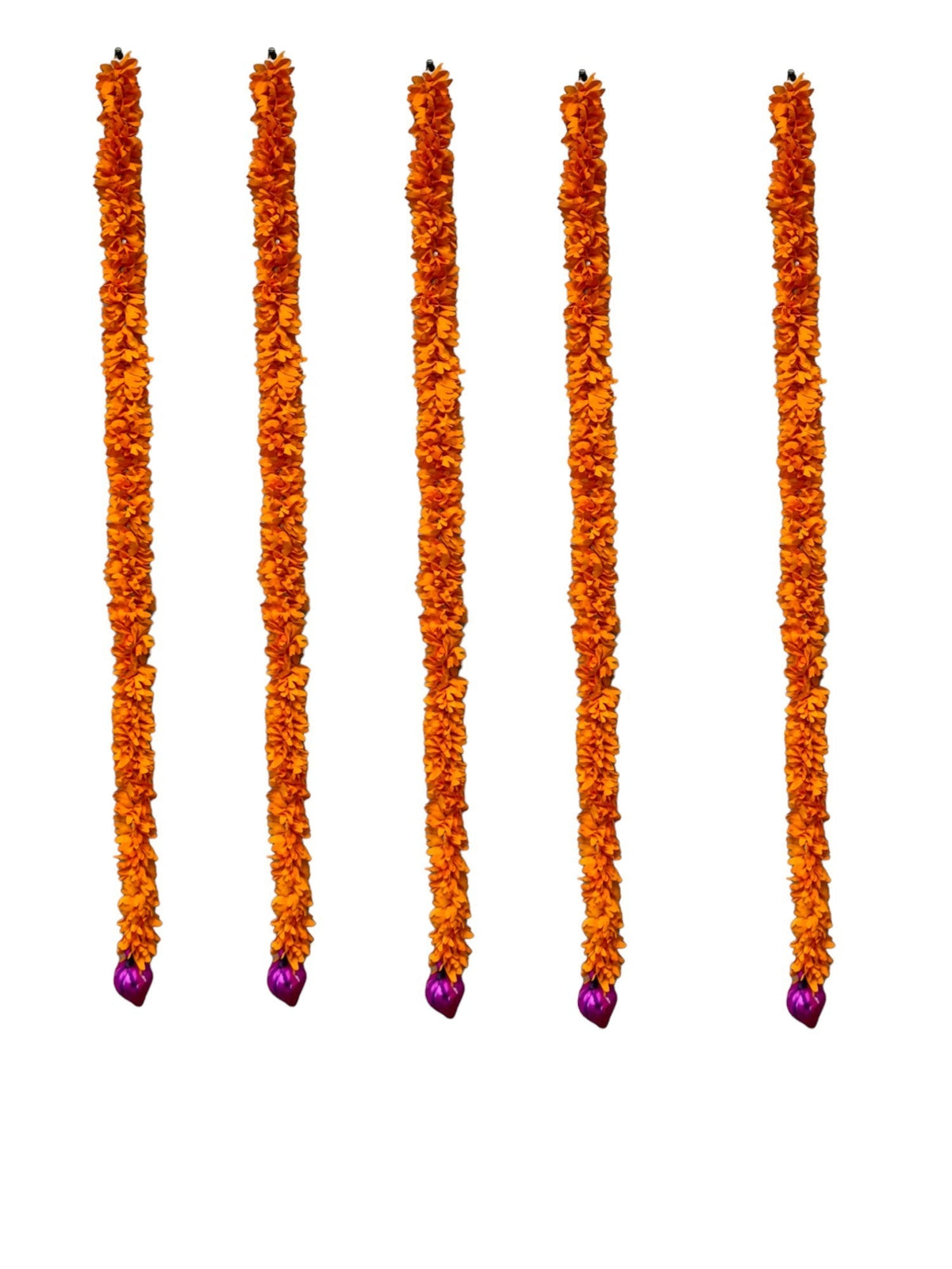 39" Long Lotus Lari, Set of 5 Festive Decor La Vie Bien 39" Long Lotus Lari, Set of 5