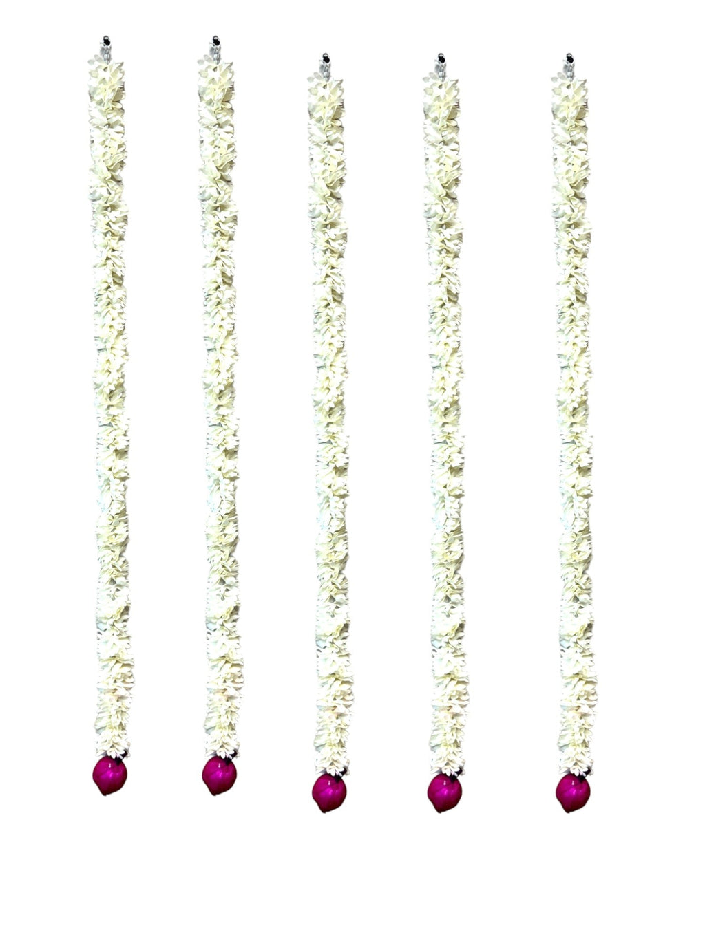 39" Long Lotus Lari, Set of 5 Festive Decor La Vie Bien 39" Long Lotus Lari, Set of 5