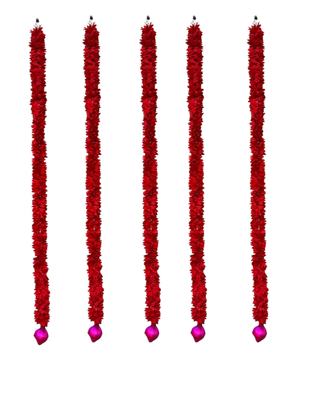 39" Long Lotus Lari, Set of 5 Festive Decor La Vie Bien 39" Long Lotus Lari, Set of 5