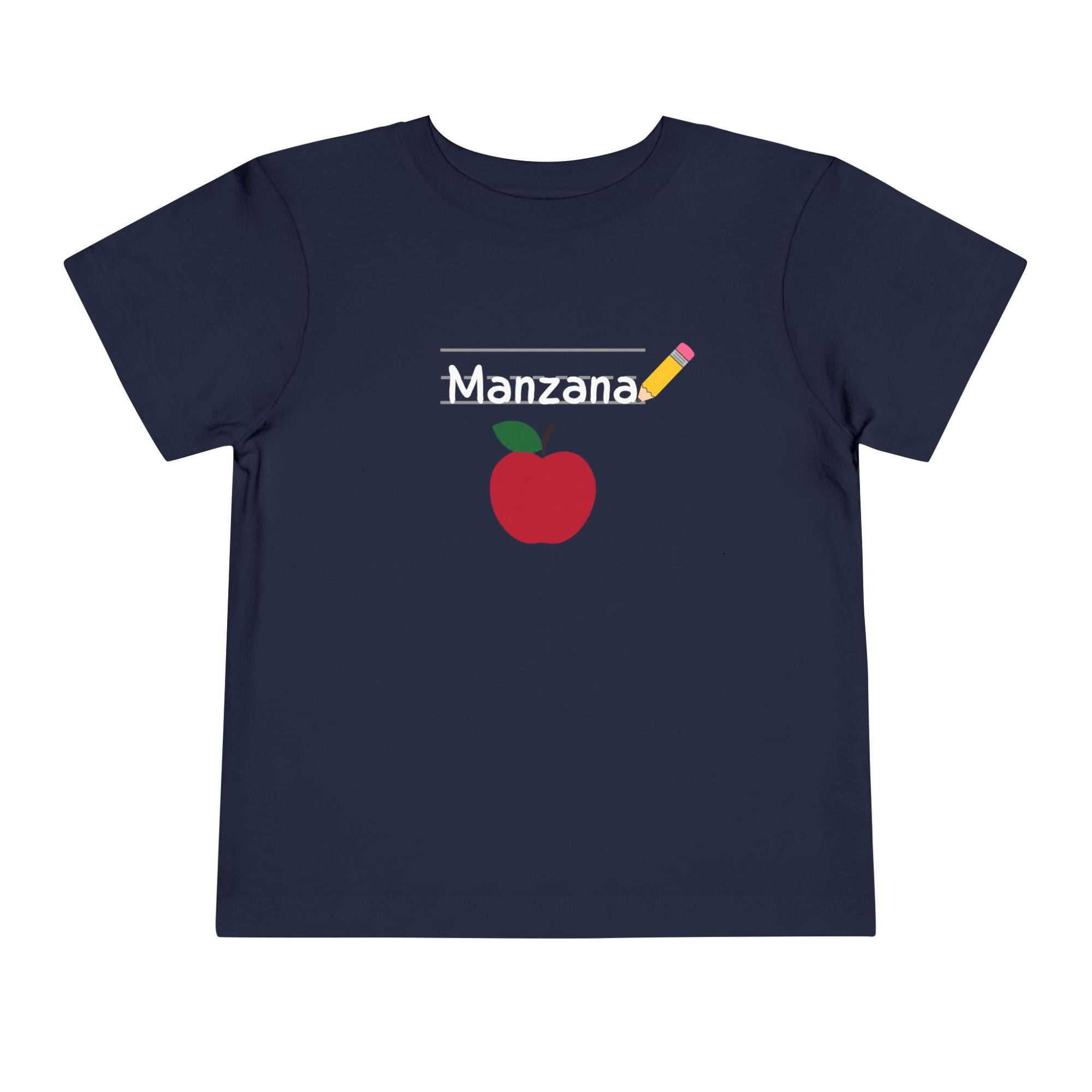 Manzana Apple and Pencil Toddler Tee Shirt