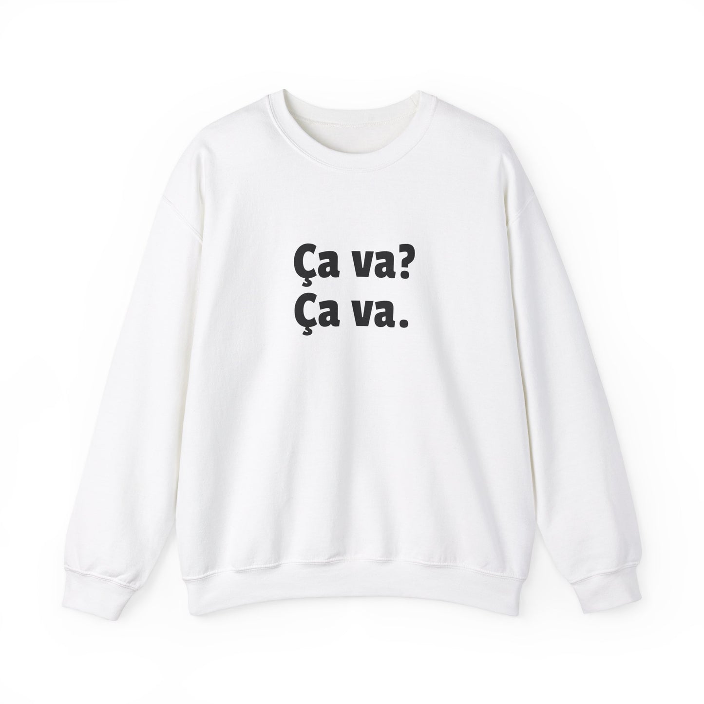 Ca va? Ca va. Unisex Crewneck Sweatshirt