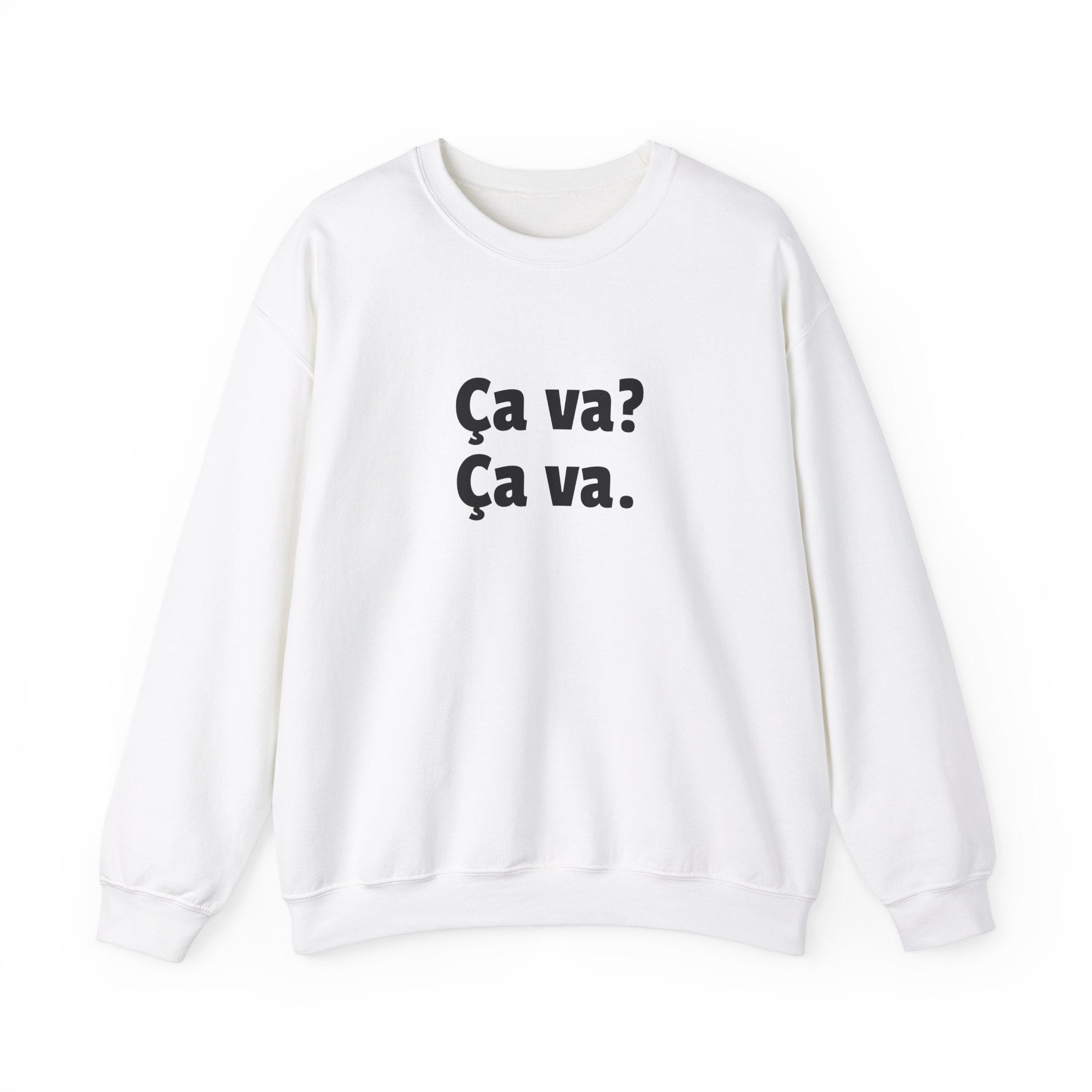 Ca va? Ca va. Unisex Crewneck Sweatshirt