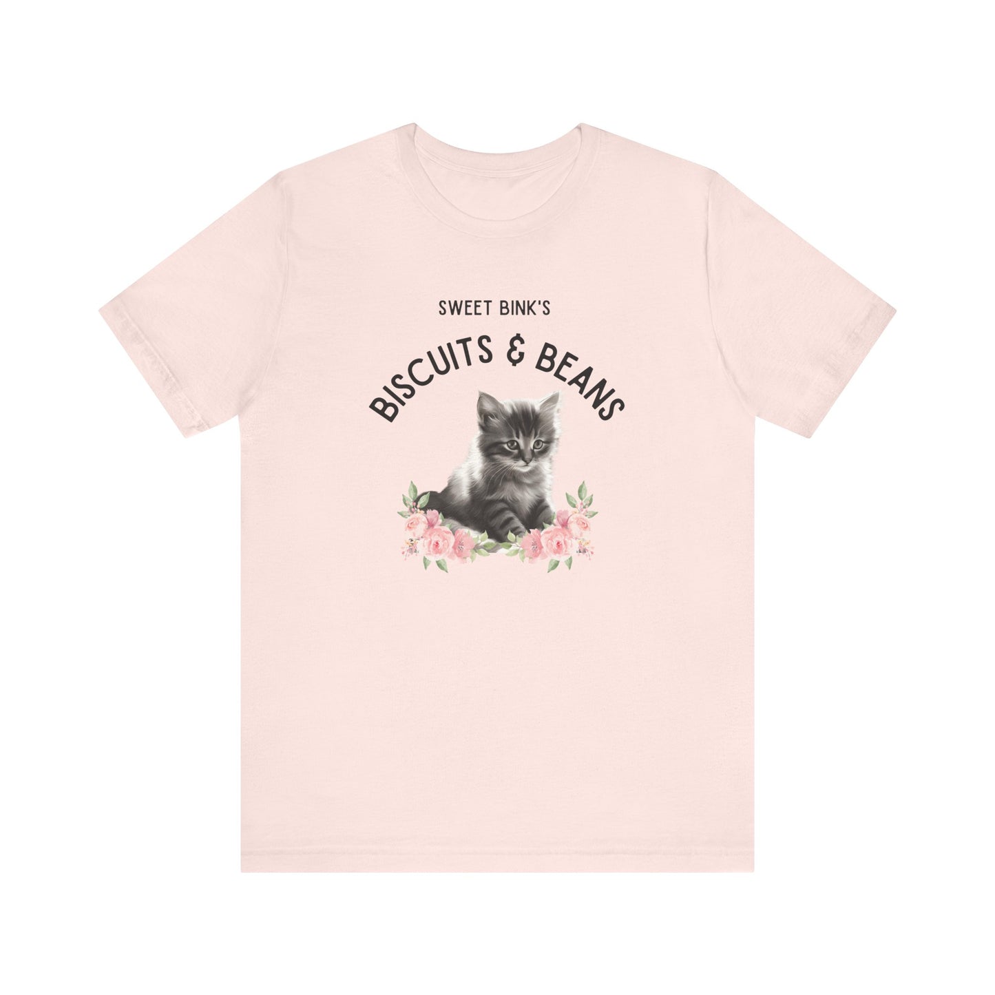 Sweet Bink's Biscuits and Beans cat tee
