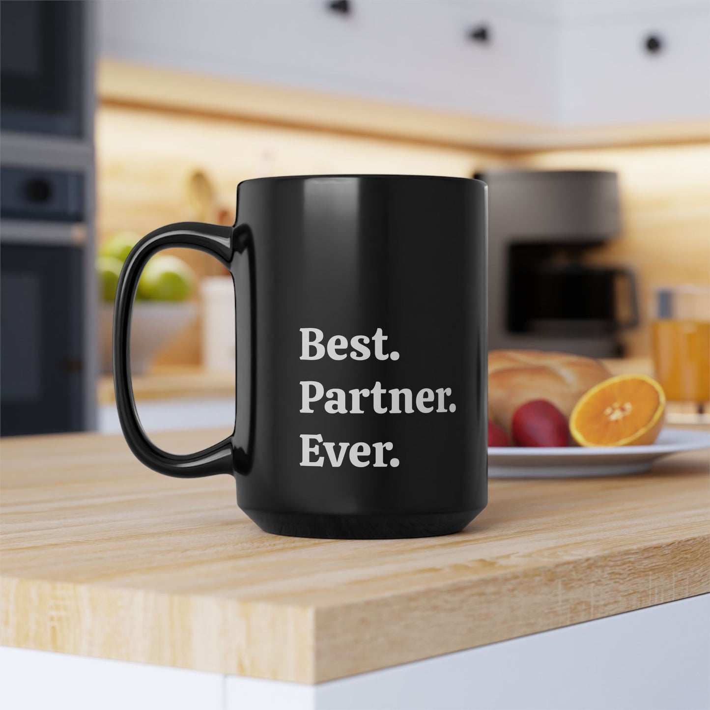 Meilleur. Partenaire. De. Tous. Les. Temps. Tasse Noire, 15oz