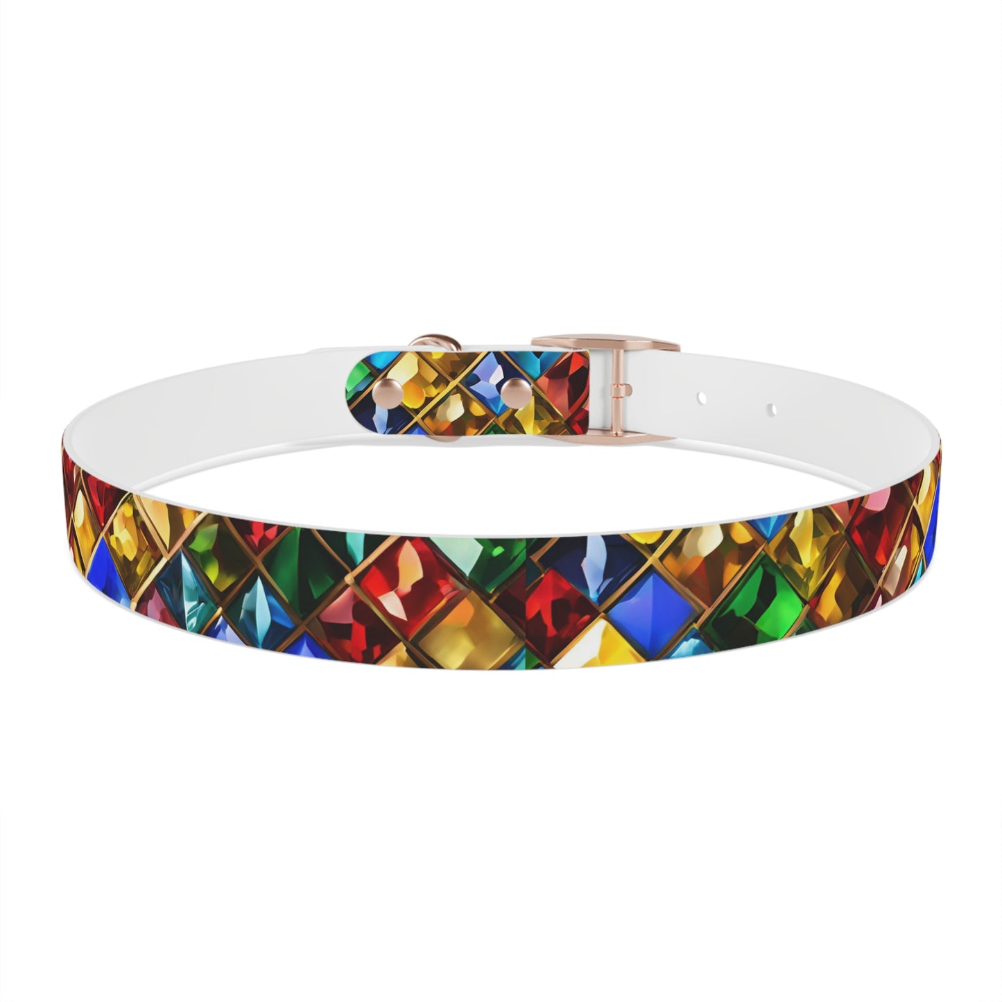 Collier pour chien à imprimé bijou