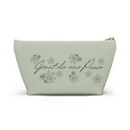 German mental health Accessory Pouch "Gönnt dir eine Pause" (Give yourself a break) Floral Makeup Bag, geschenk