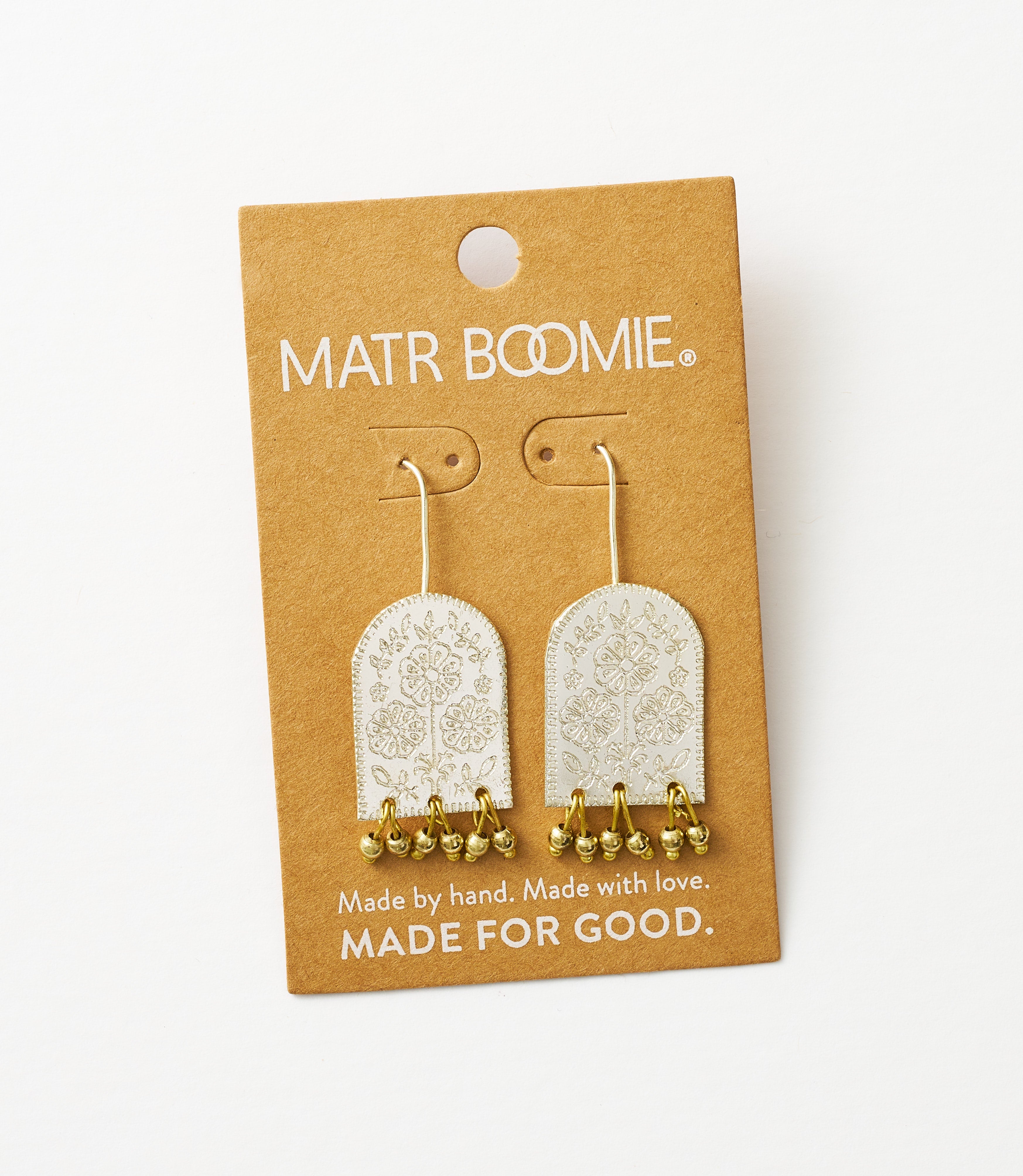 Haveli Etched Statement Earring