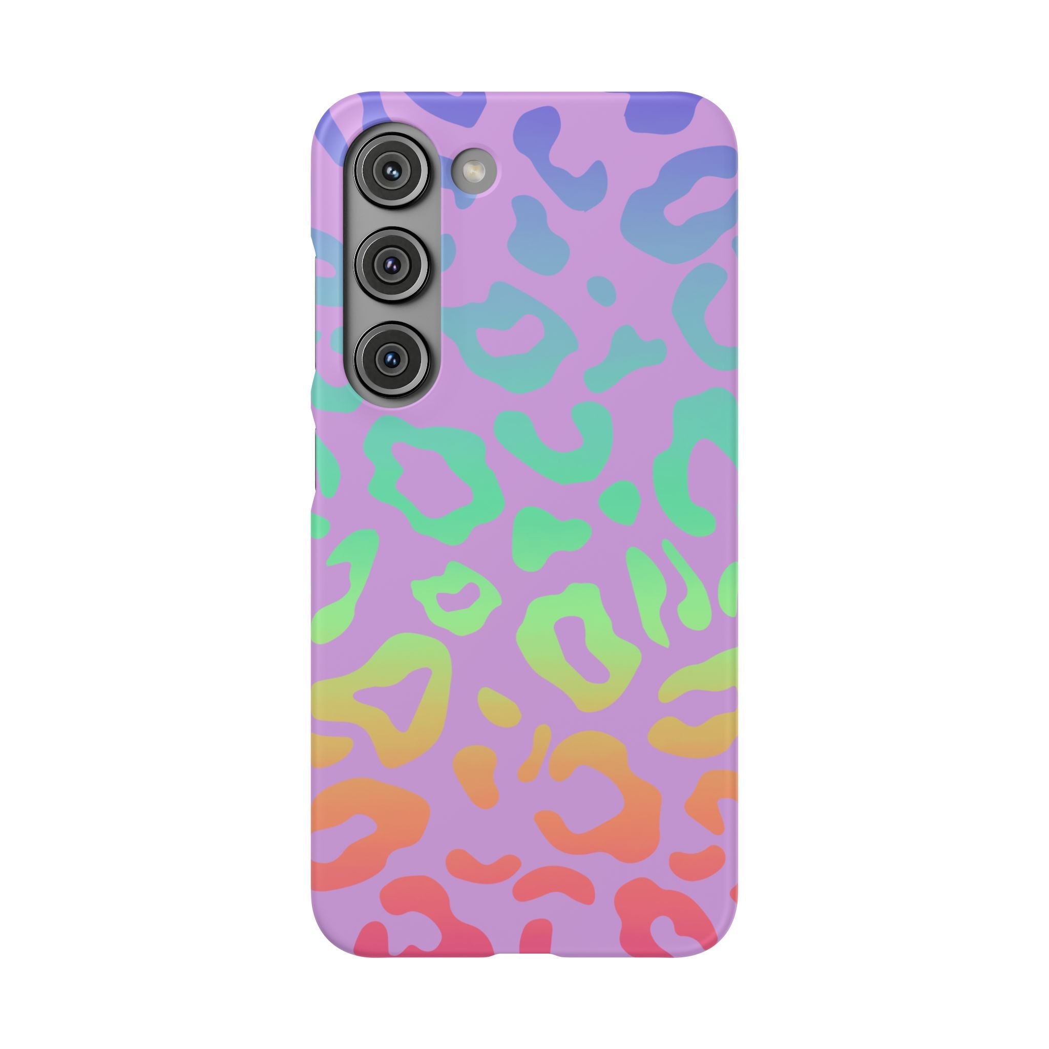 Bespattered Facade Rainbow Leopard Snap Case