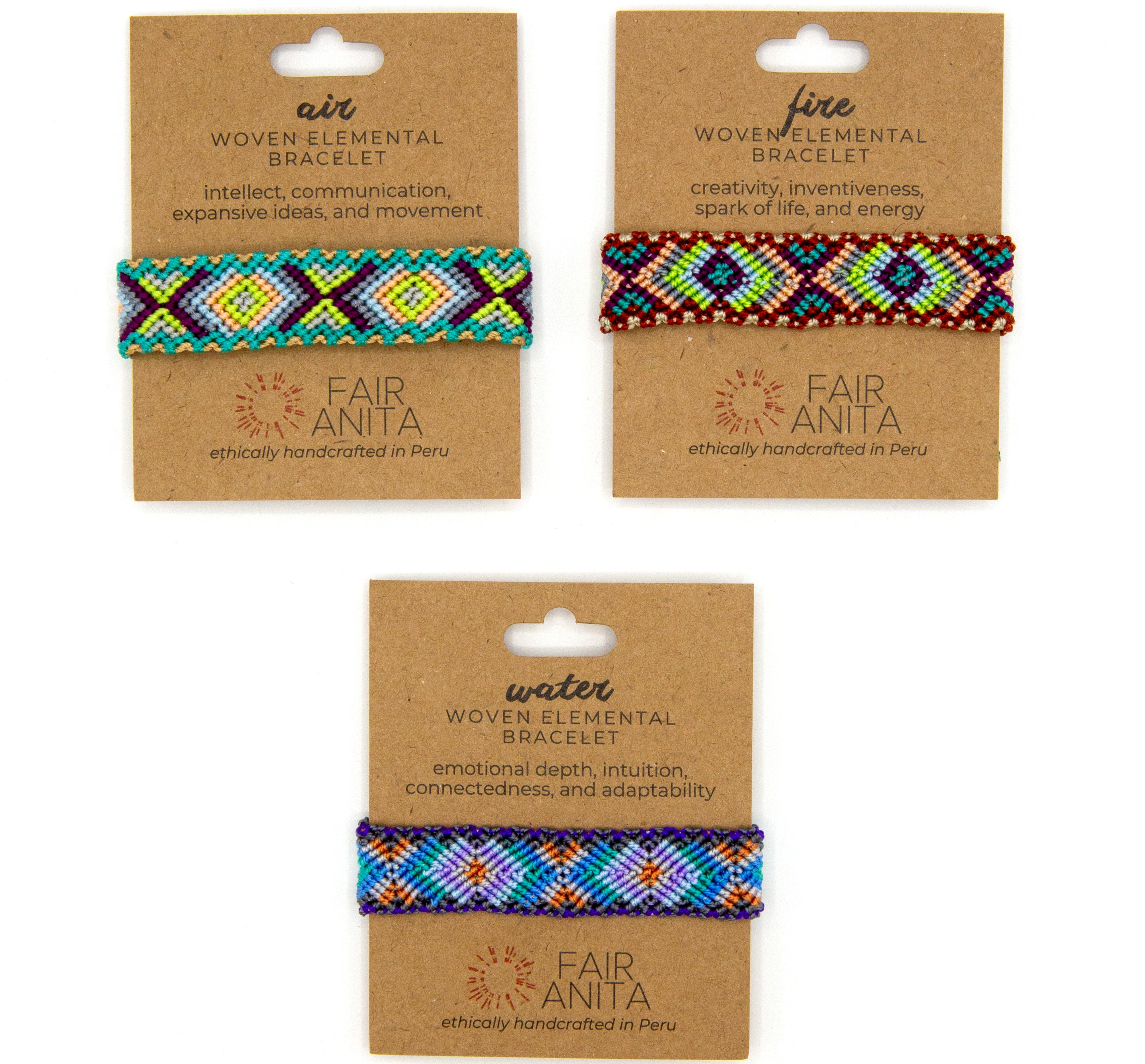 Elemental Woven Bracelet by Fair Anita