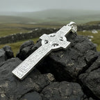 Artisan Irish Durrow Cross Necklace - Handmade in Ireland