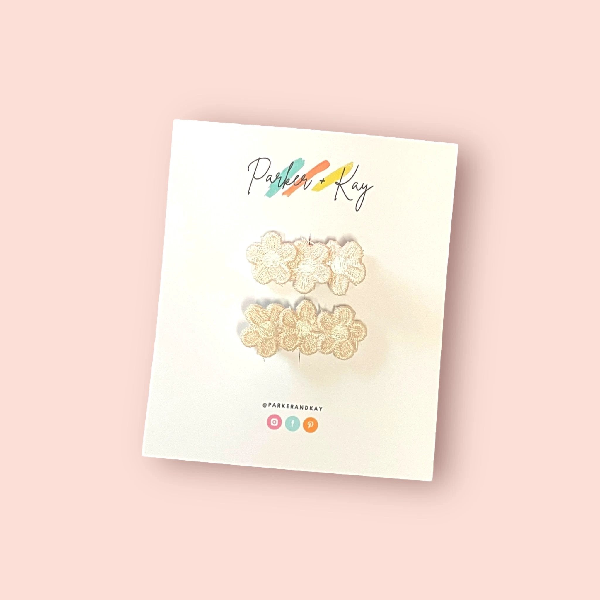 Baby Blooms Hair Clips by Parker + Kay Creative