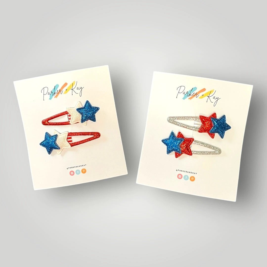 Twinkling Stars Hair Clips by Parker + Kay Creative