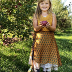 Tiny Dancer Kids Skirt – Recycled Sari Magic by Darn Good Yarn