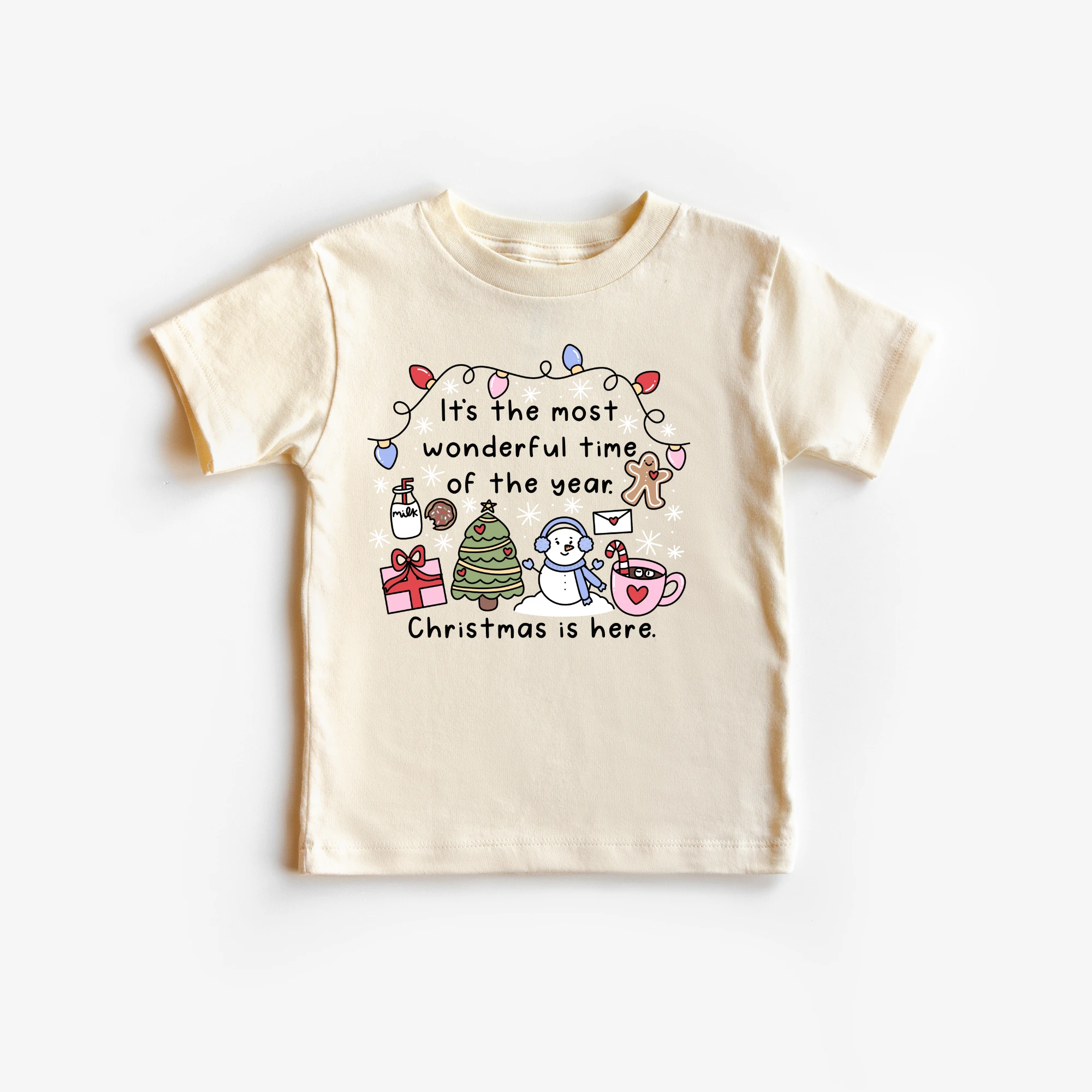 Most Wonderful time of the Year toddler and youth tee shirt, Christmas collection by Benny and Ray Apparel
