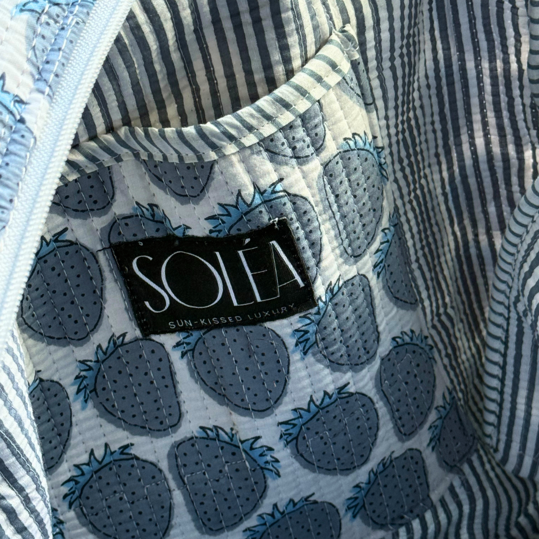 Soléa Cotton Strawberries Tote