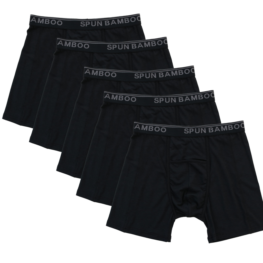 Men’s Bamboo Boxer Briefs — Ultra-Soft, Breathable Everyday Underwear by Spun Bamboo