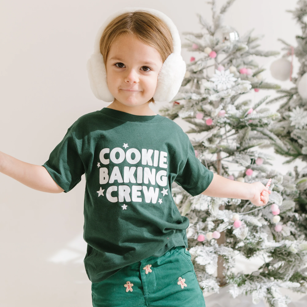 Cookie Baking Crew toddler and youth tee shirt, Christmas collection by Benny and Ray Apparel