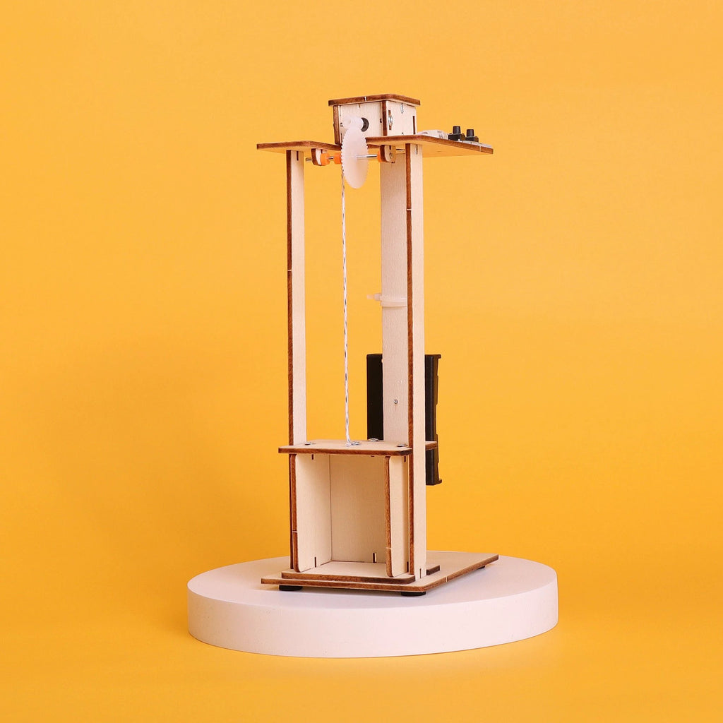 Electric Elevator DIY Kit, Educational STEM Toy by Kitsville