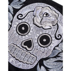 Culturas Embroidered Sugar Skull Wristlet - Thailand