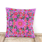 Hmong Bird Embroidered Pillow Cover - Thailand