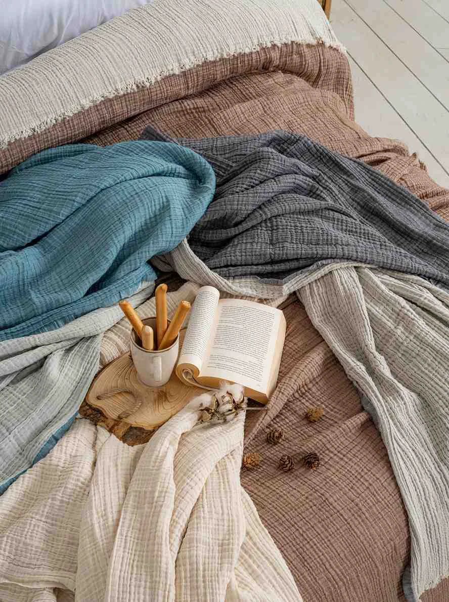 4 Layers Muslin Blanket