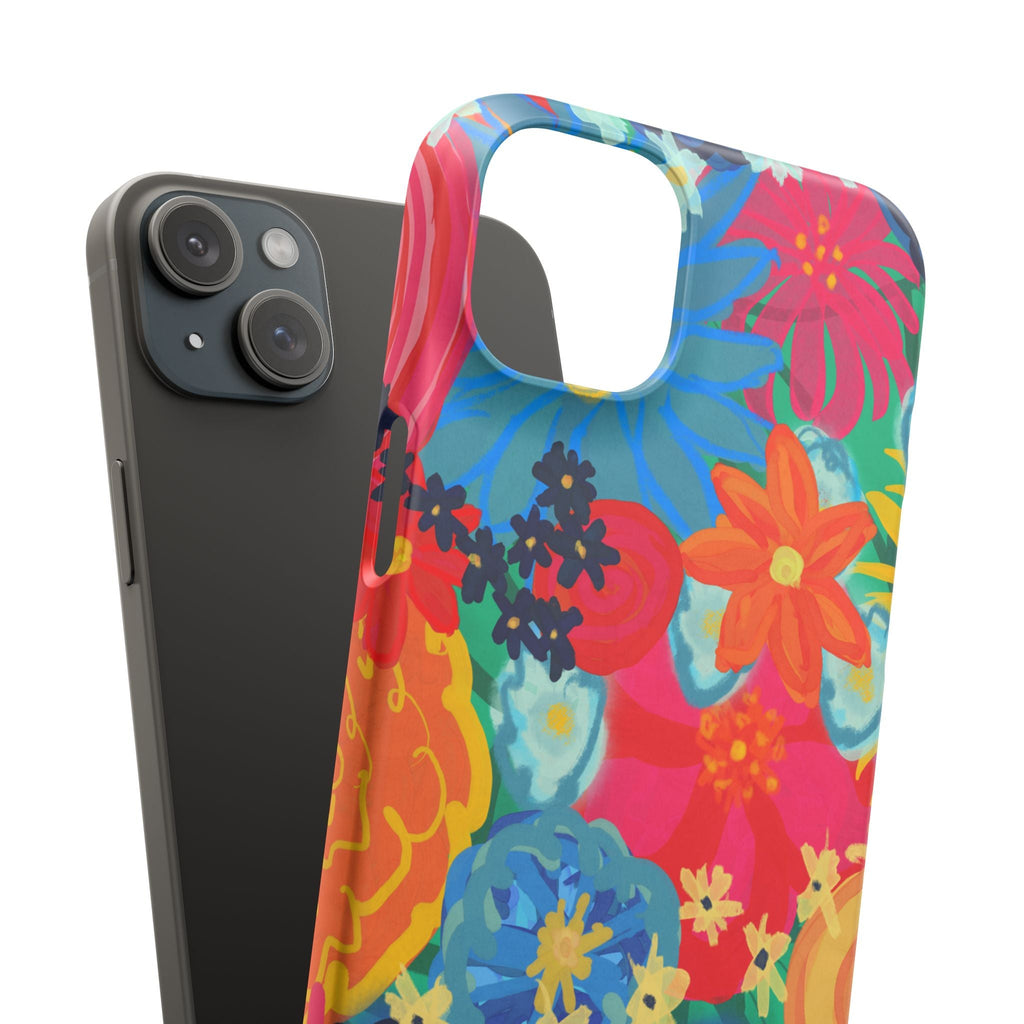Bespattered Facade Bold Florals Snap Case