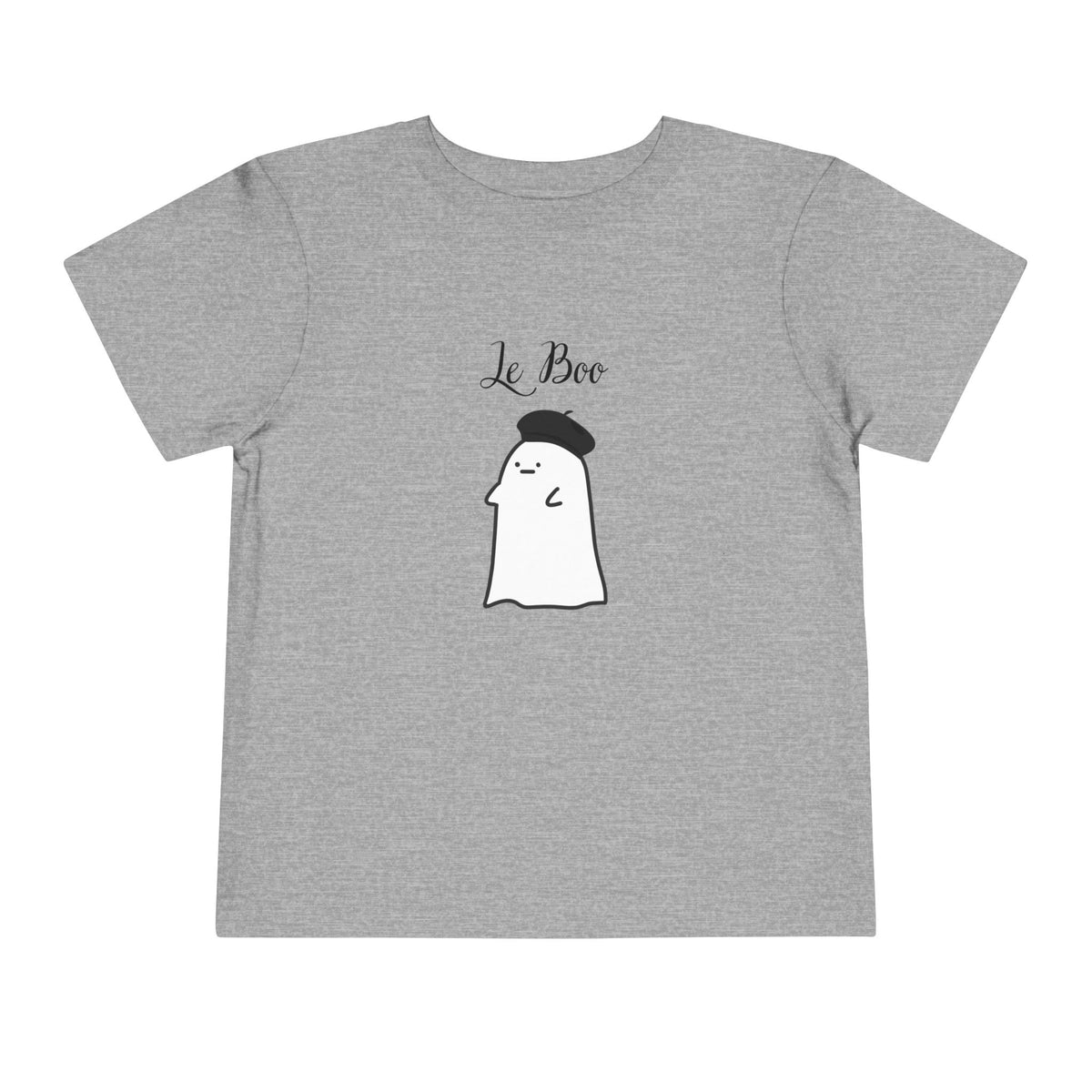 Le Boo French Ghost Toddler Tee, Cute Halloween Ghost Graphic Tee
