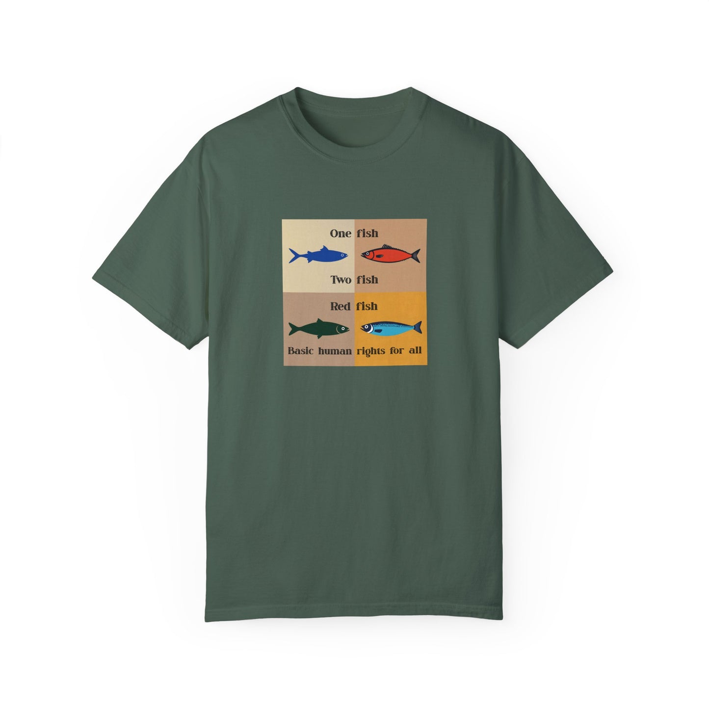 One Fish two fish human rights for all T-shirt