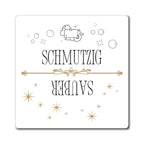 Schmutzig Sauber Refrigerator Magnet, German Clean/Dirty Dish Indicator by Printify