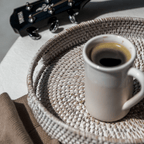 404 - Round Rattan Tray