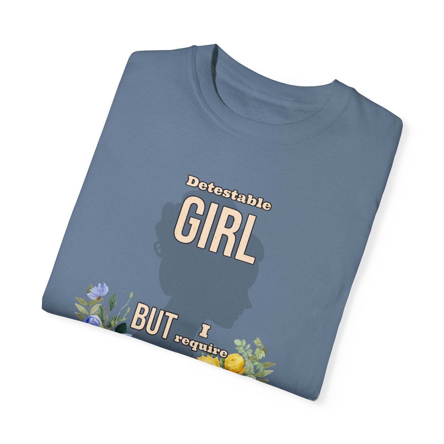 Detestable Girl but I require tea Oscar Wilde Quote T-Shirt, Importance of Being Earnest