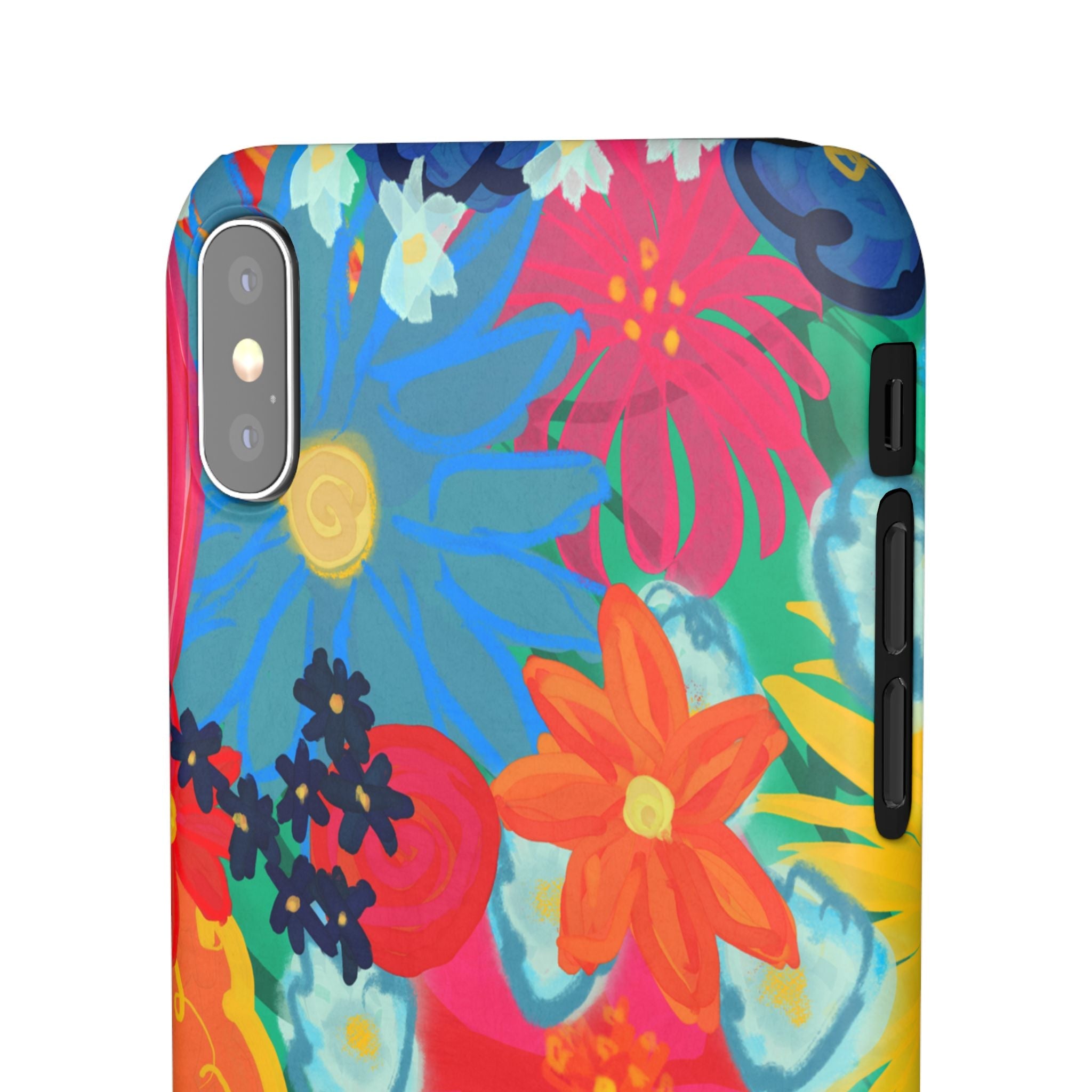 Bespattered Facade Bold Florals Snap Case