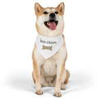 Bon chien Pet Bandana Collar by Printify