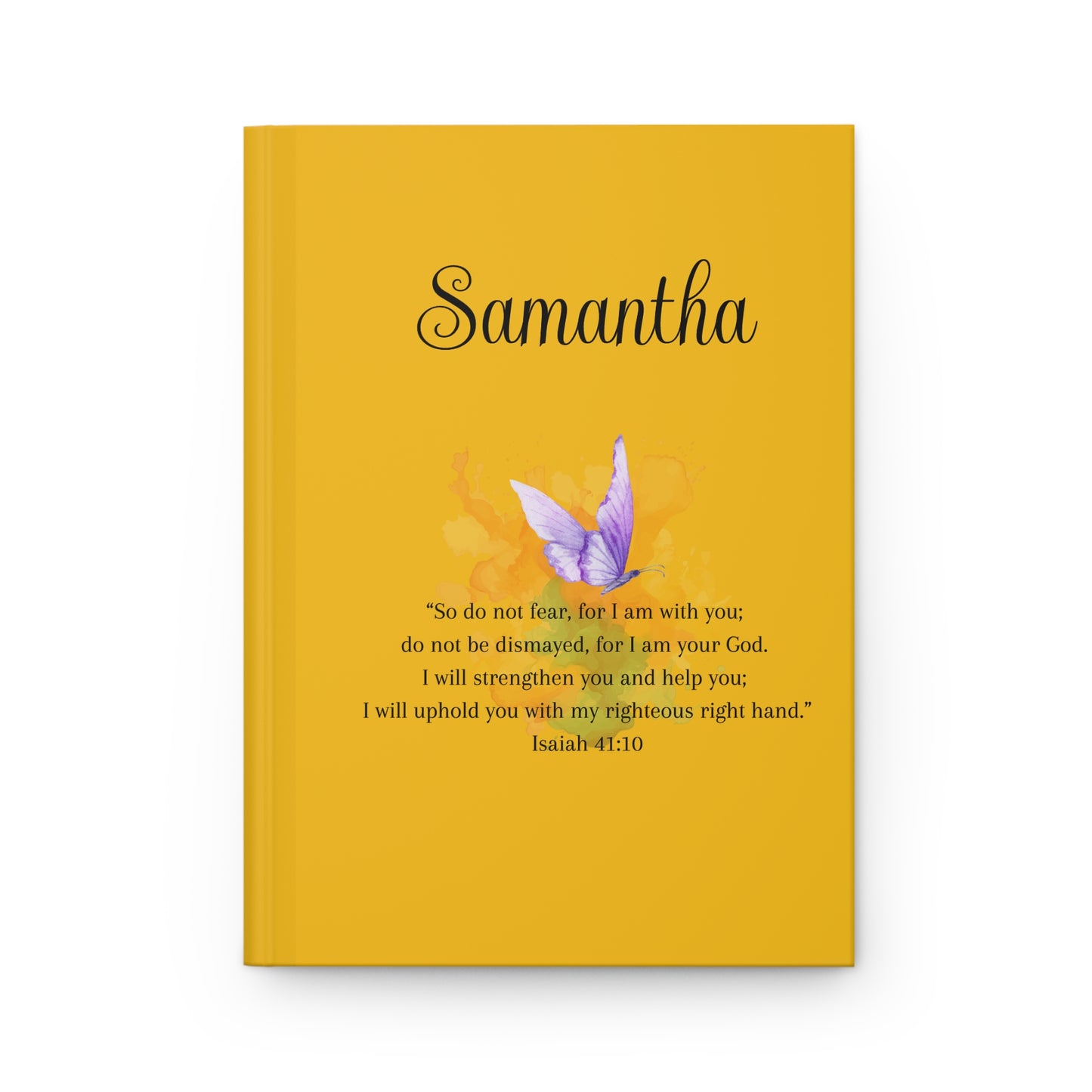 Personalized Isaiah 41:10 Journal