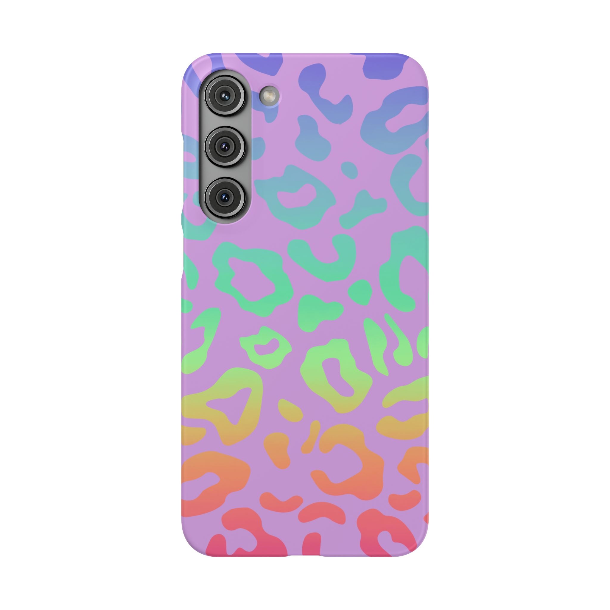 Bespattered Facade Rainbow Leopard Snap Case