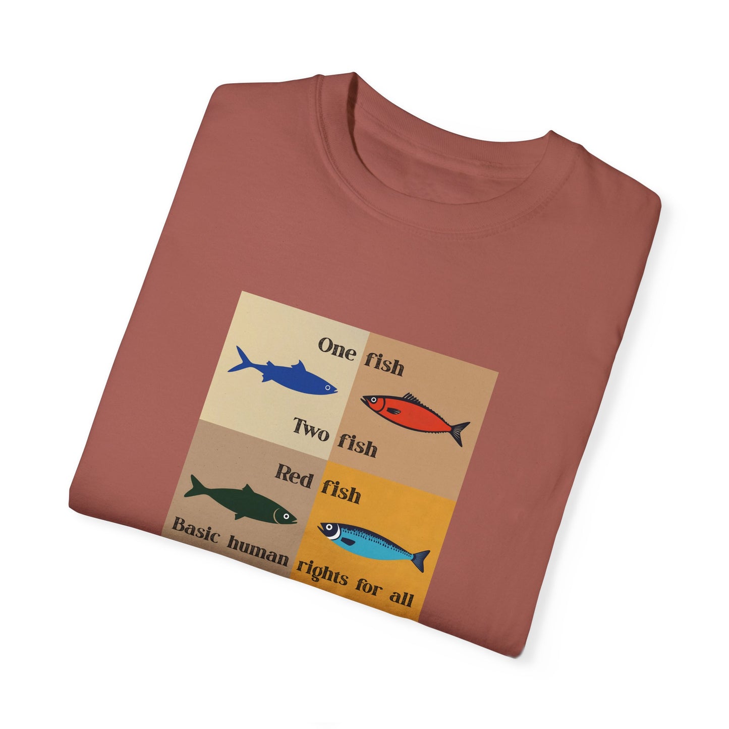 One Fish two fish human rights for all T-shirt