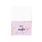 Moja Siostra Floral Greeting Card — Sister Birthday & Special Occasion Card