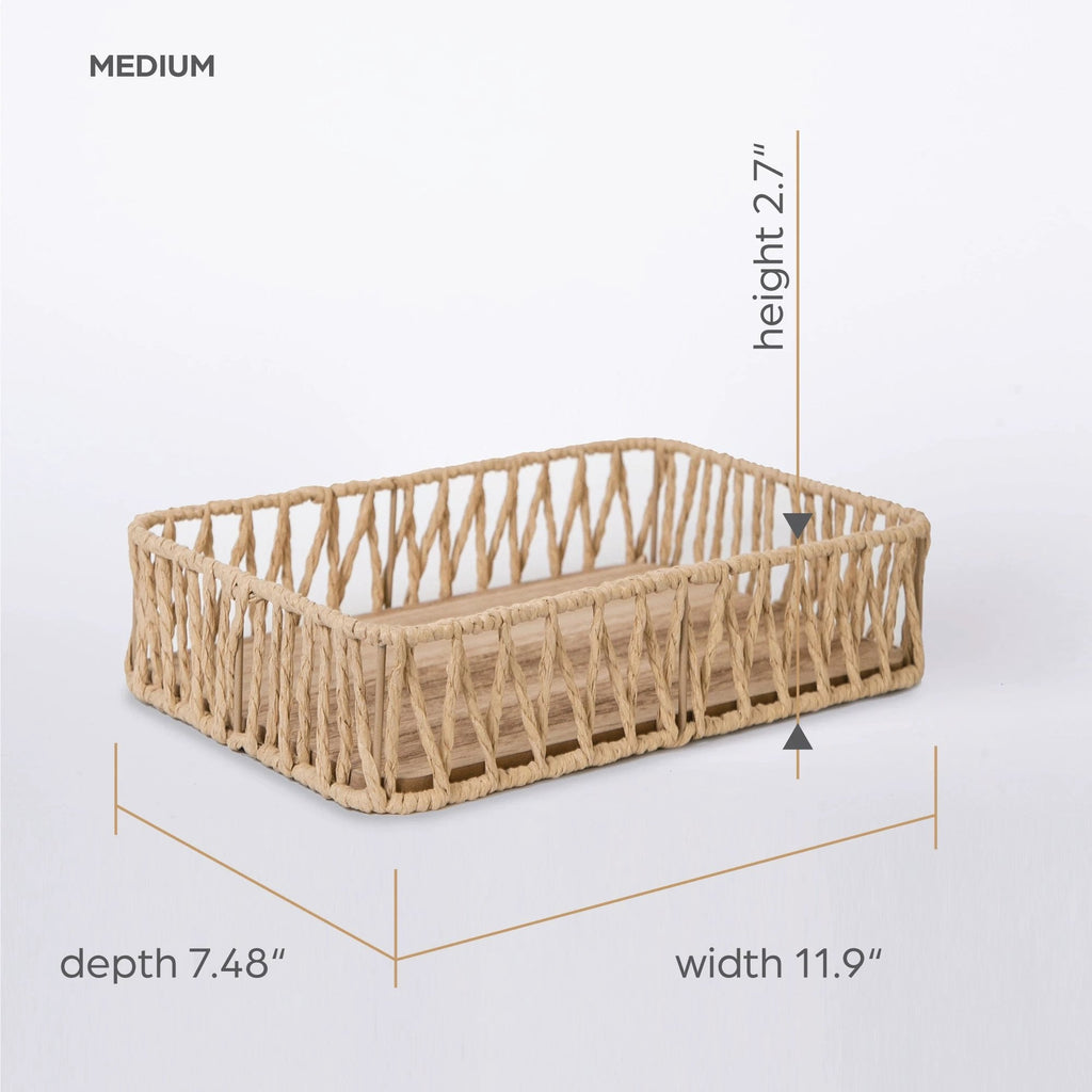 415 - Wooden Rope Tray