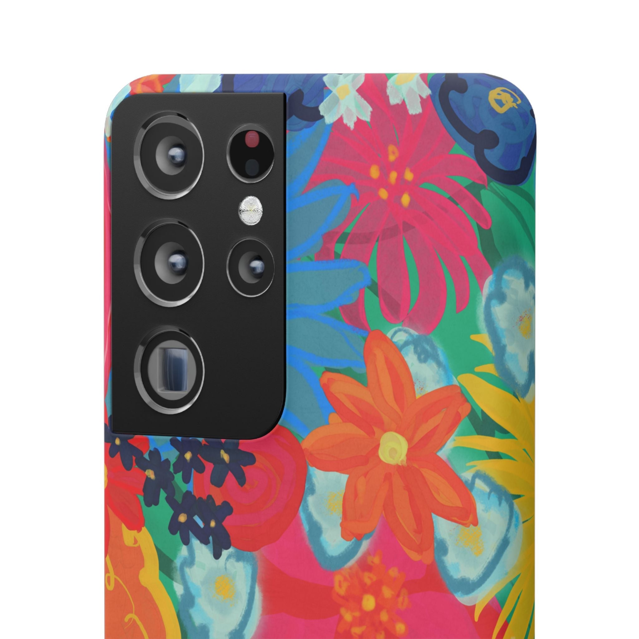 Bespattered Facade Bold Florals Snap Case