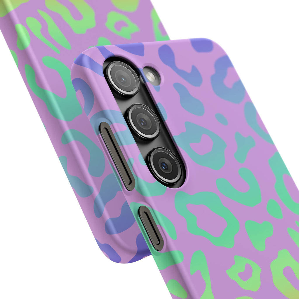 Bespattered Facade Rainbow Leopard Snap Case