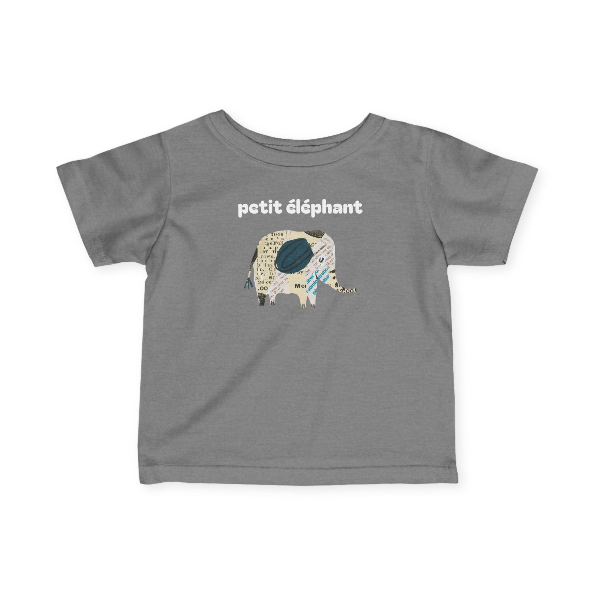 Petit éléphant Infant Fine Jersey Tee - Kids clothes - child tee