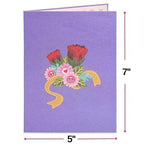 Box of Roses Pop Up Card - 5" x 7" by Paper Love