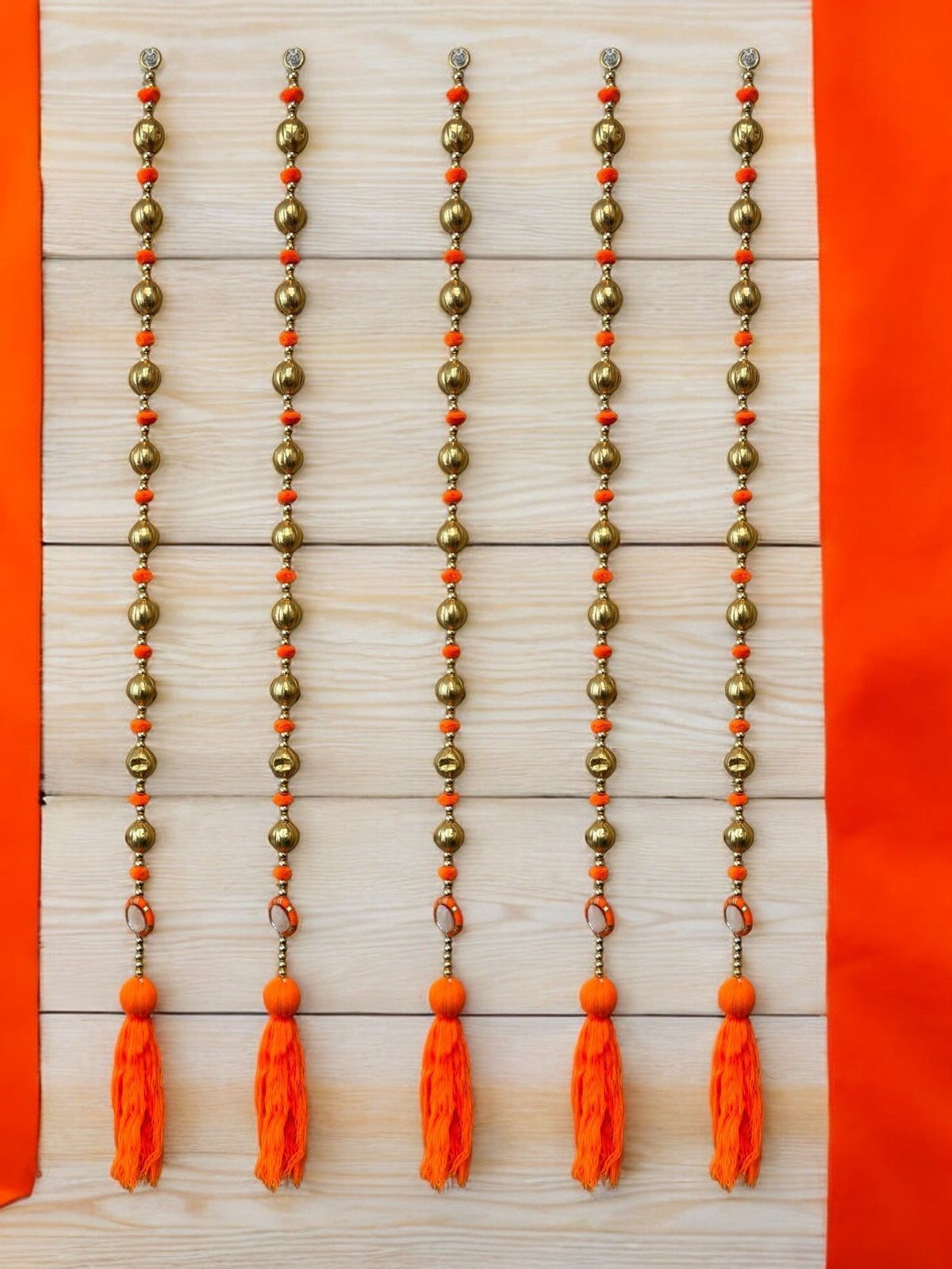42" Long Lari, Set of 5 Festive Decor La Vie Bien 42" Long Lari, Set of 5