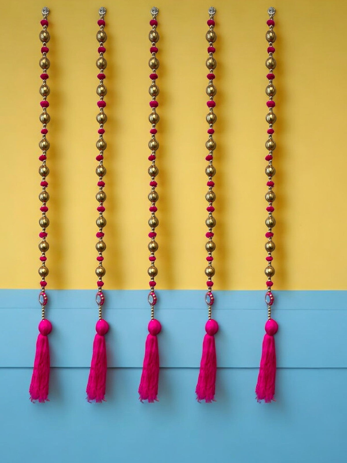 42" Long Lari, Set of 5 Festive Decor La Vie Bien 42" Long Lari, Set of 5