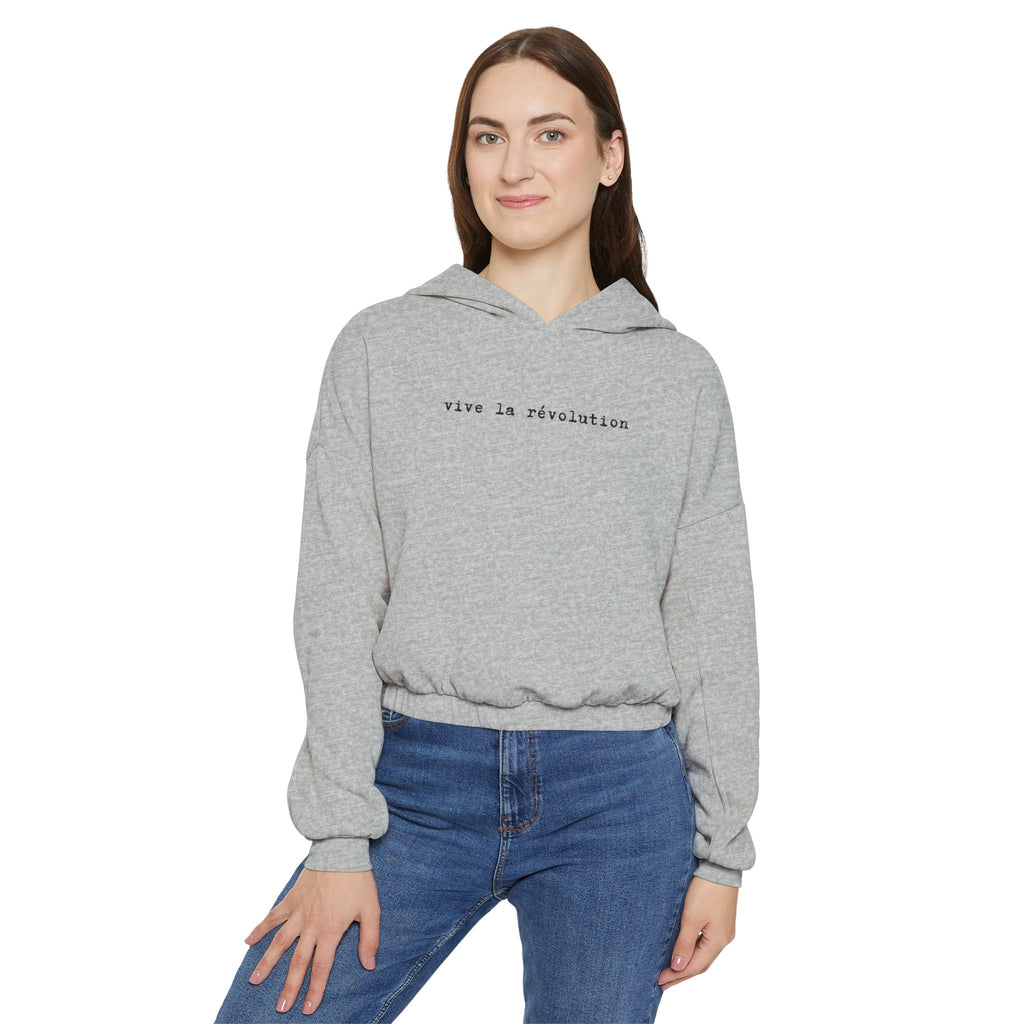 Vive La Révolution Cinched Bottom Hoodie