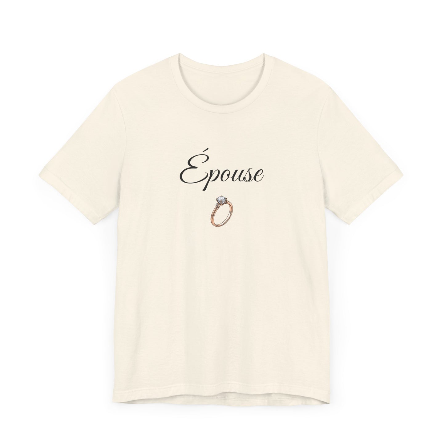 T-shirt de la mariée épousée